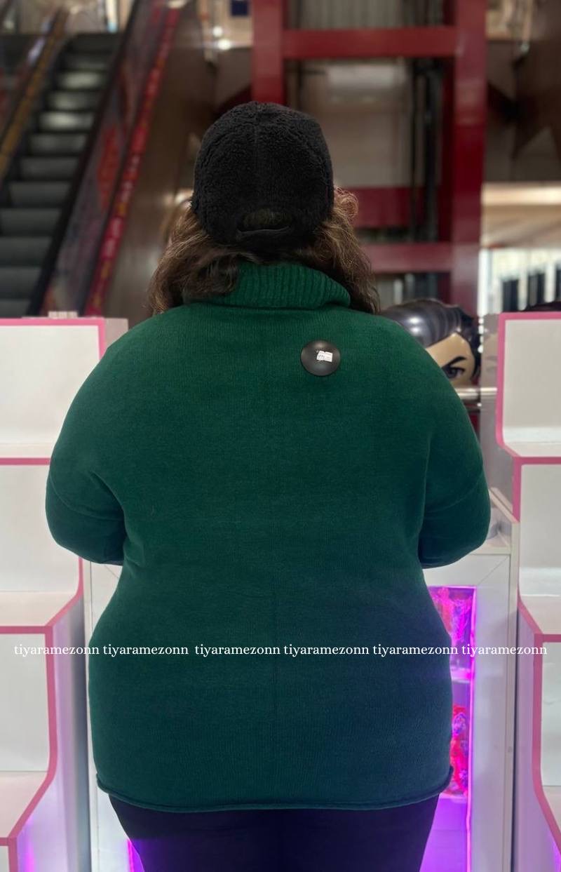 بافت یقه اسکی سایز بزرگ  کد 336