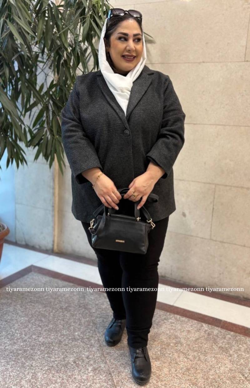 پالتو فوتر سایزبزرگ  تک دکمه  کد 333