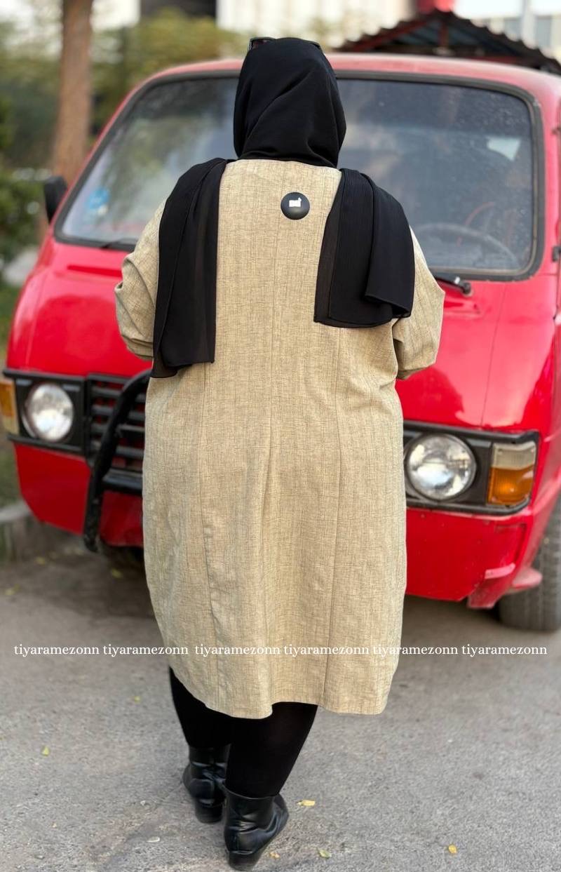 مانتو سایز بزرگ مدل آلاله کد 331