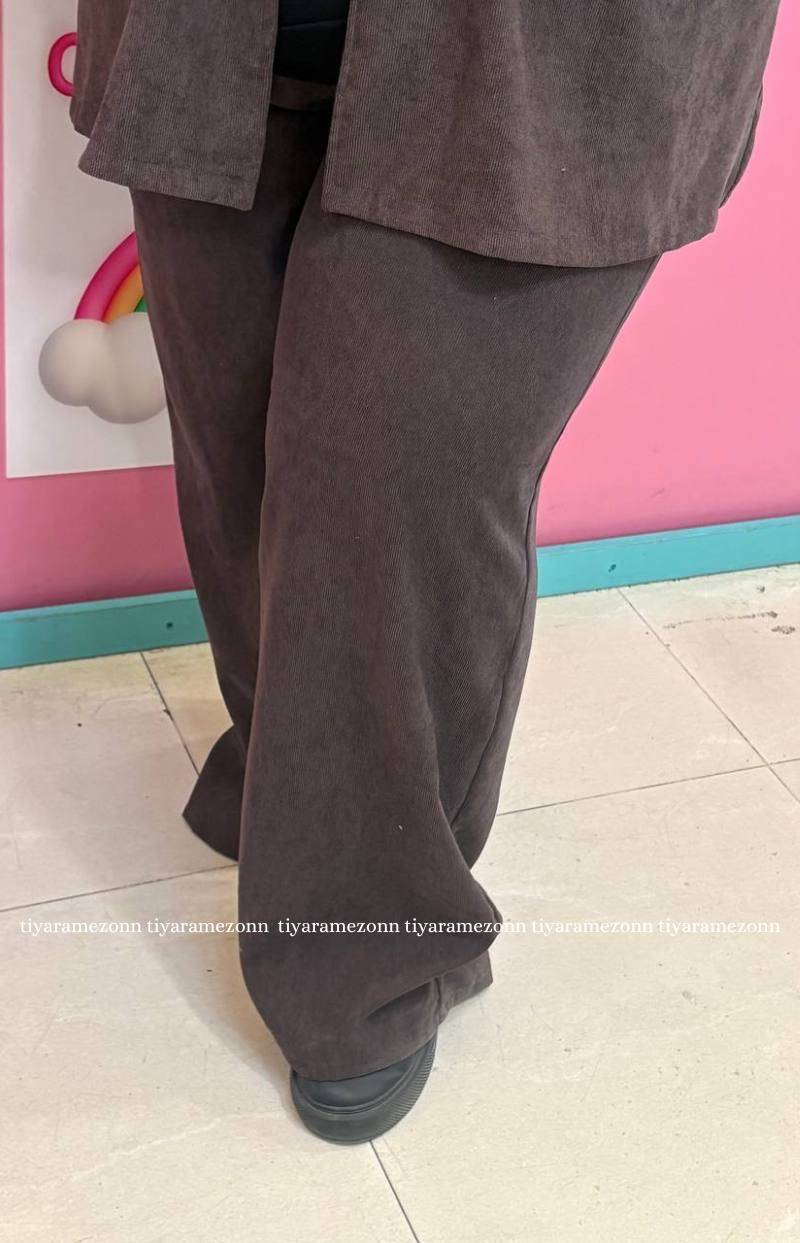 شلواربگ سایزبزرگ مدل مخمل کبریتی کد 334