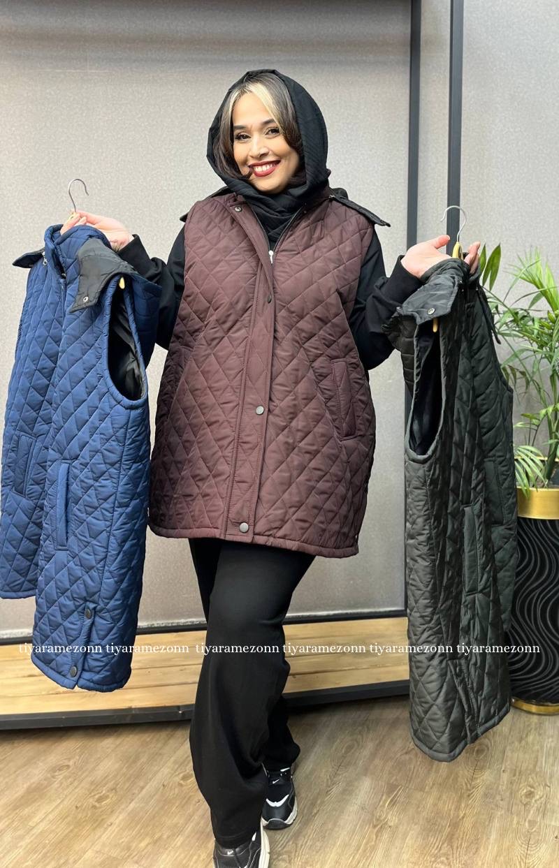 پافر سایز بزرگ  کلاهدار کد 330