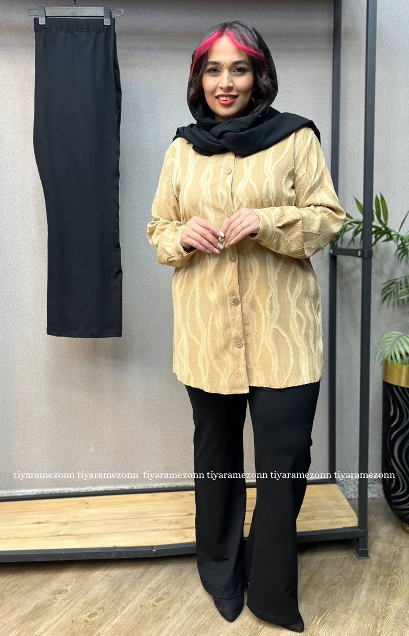 شلوار سایزبزرگ مام استایل کد 338