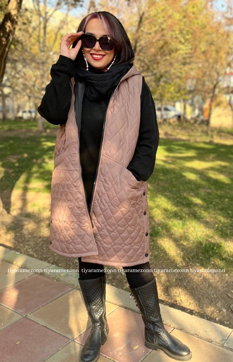 پافر بلند سایز بزرگ  مدل شانزلیزه  کد 345