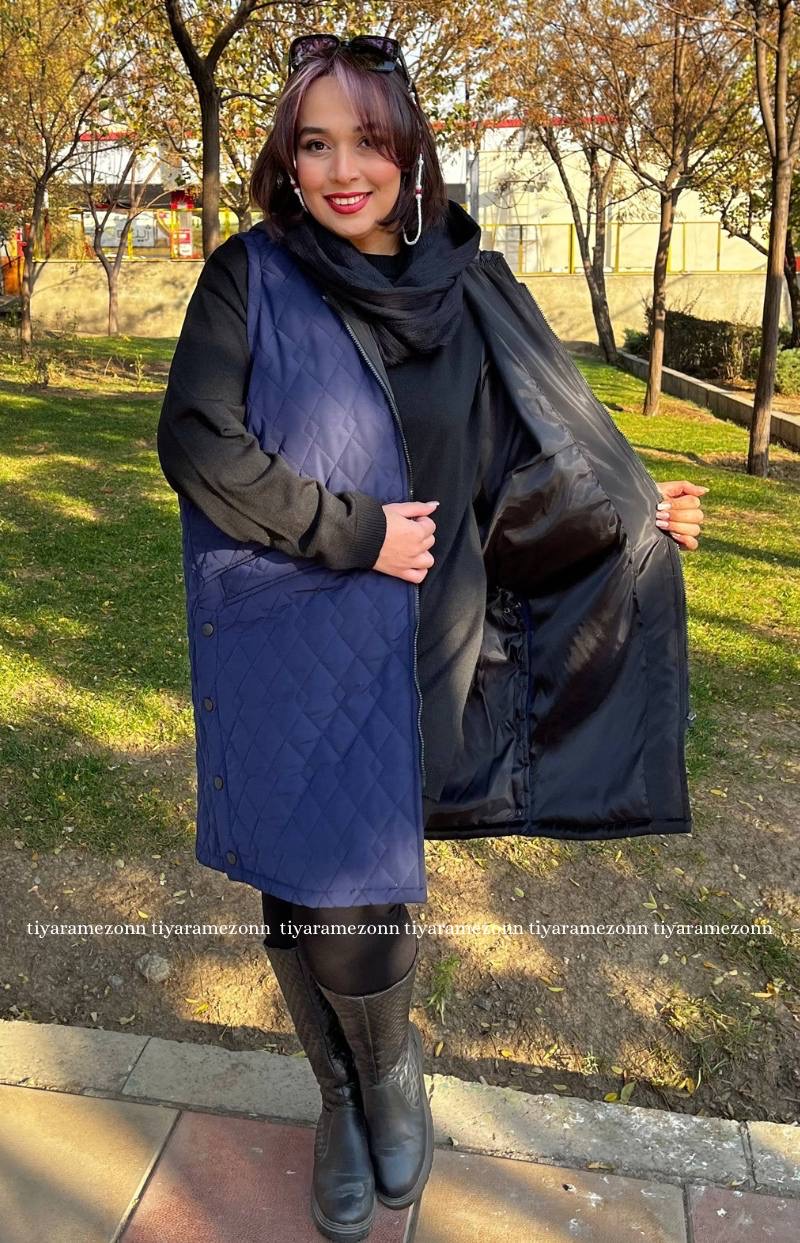 پافر بلند سایز بزرگ  مدل شانزلیزه  کد 345