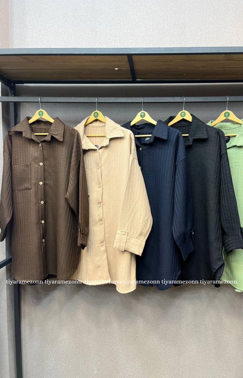 شومیز مانتویی سایزبزرگ  مدل زارا کد 350