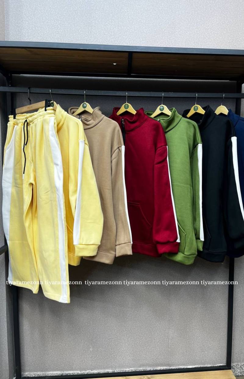 ست سویشرت و شلوار سایزبزرگ مدل اکلت کد 353