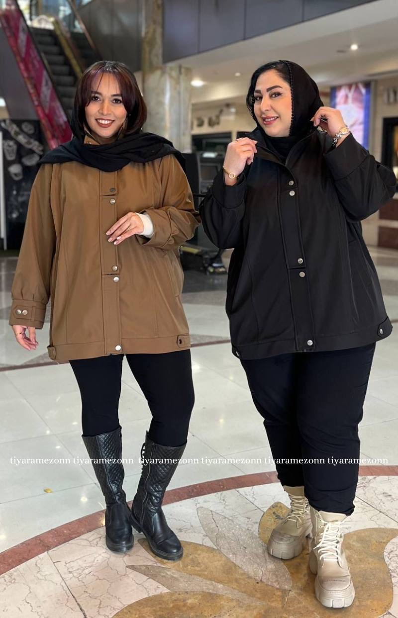 بارانی سایزبزرگ قابک دار طرح بامبر کد 354