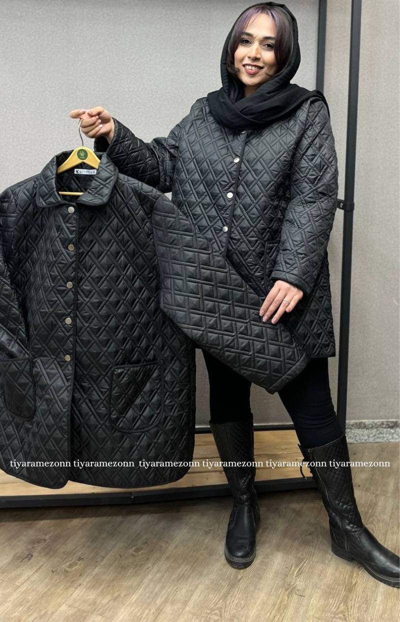 بارانی سایزبزرگ قابک دار طرح بامبر کد 354