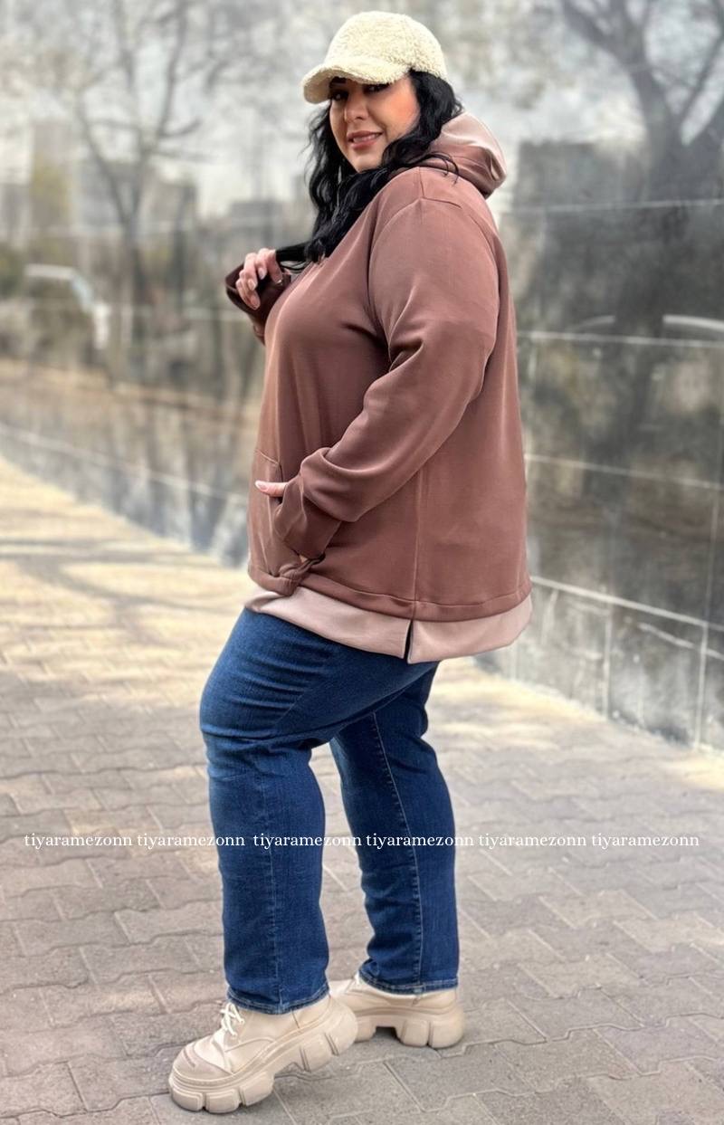 شلوار جین سایزبزرگ اسکینی گن دار کد 208