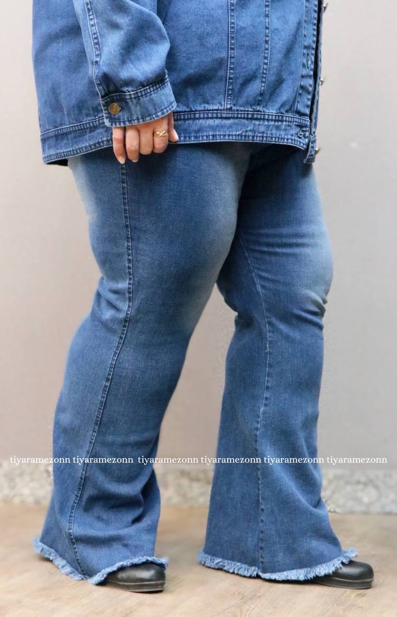 شلوار دمپا سایزبزرگ کشی گل بابونه کد144