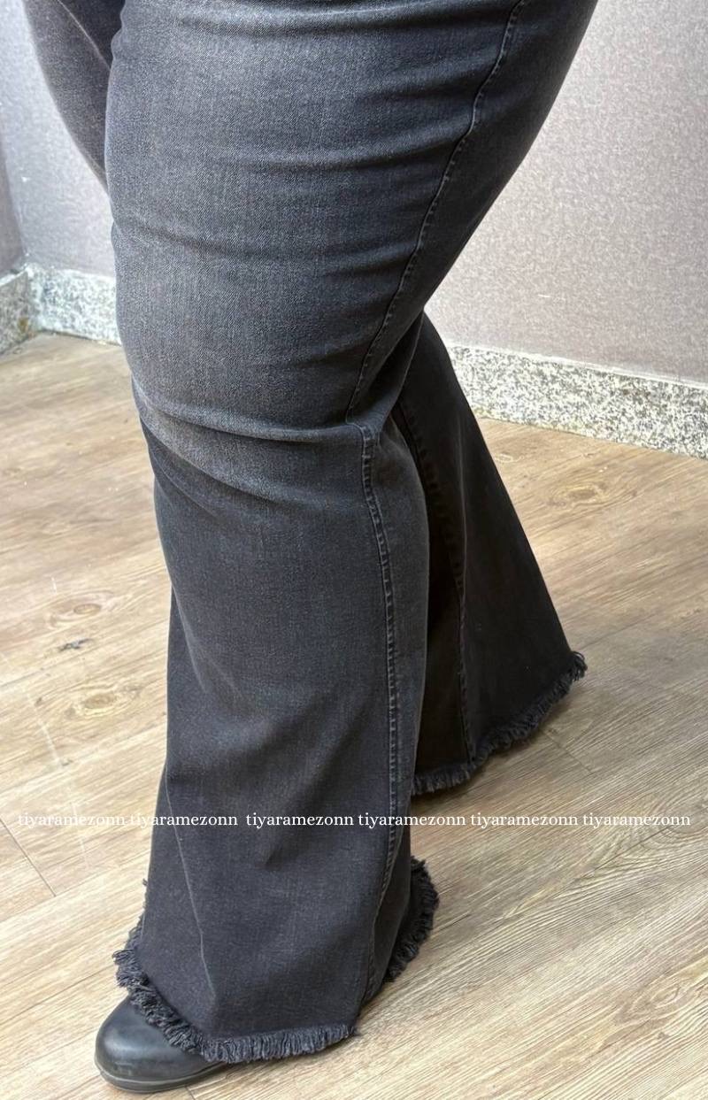 شلوار دمپا سایزبزرگ کشی گل بابونه کد144