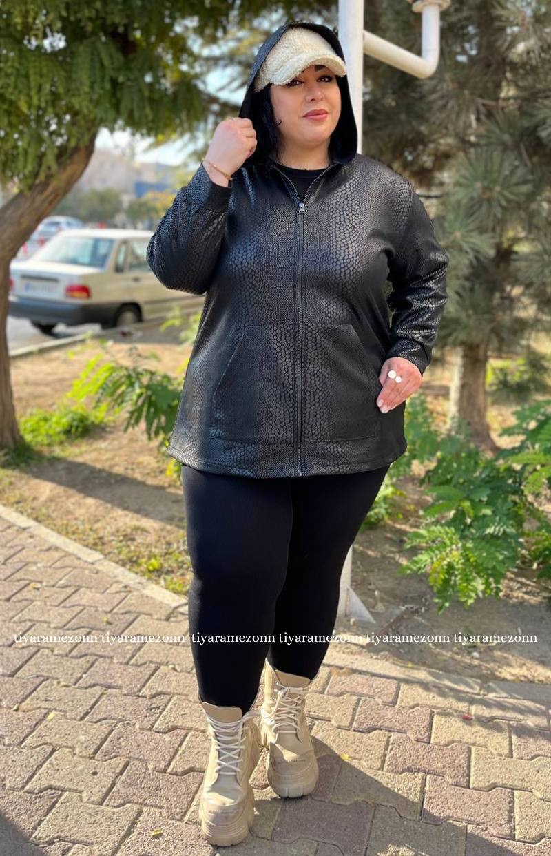 سویشرت سایزبزرگ  پوست ماری کد 363