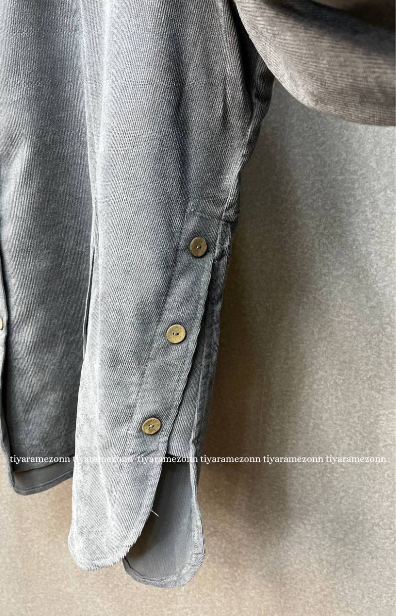 شومیز مانتویی سایزبزرگ  مدل زنبق  کد 367