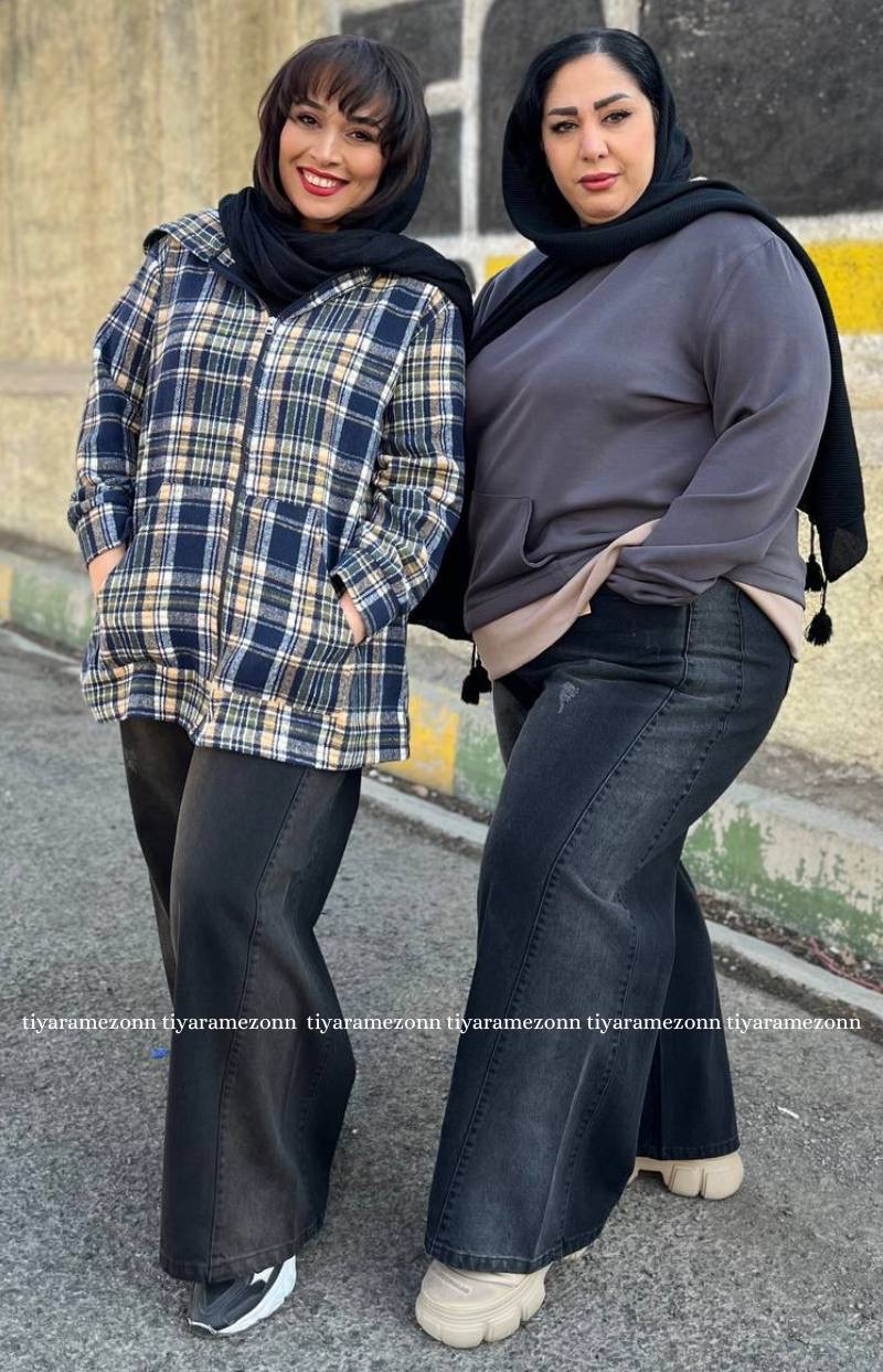 شلوار شافل سایزبزرگ کد 370