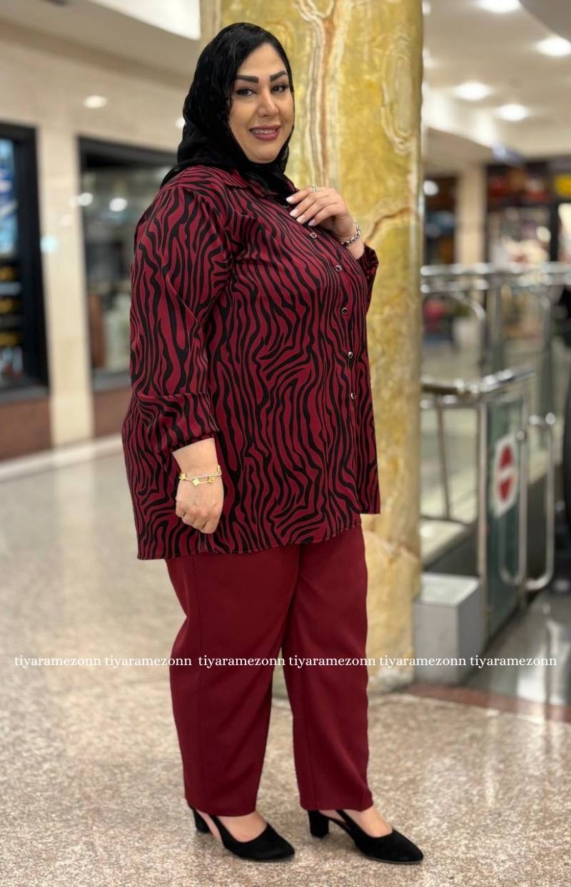 شلوار مازراتی راسته سایزبزرگ  کد 281