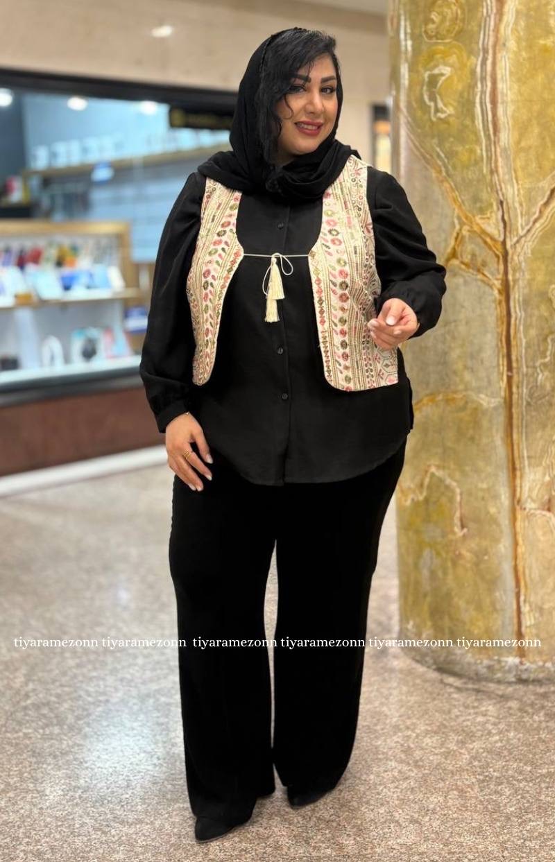 جلیقه سایزبزرگ مدل سنتی کد 388