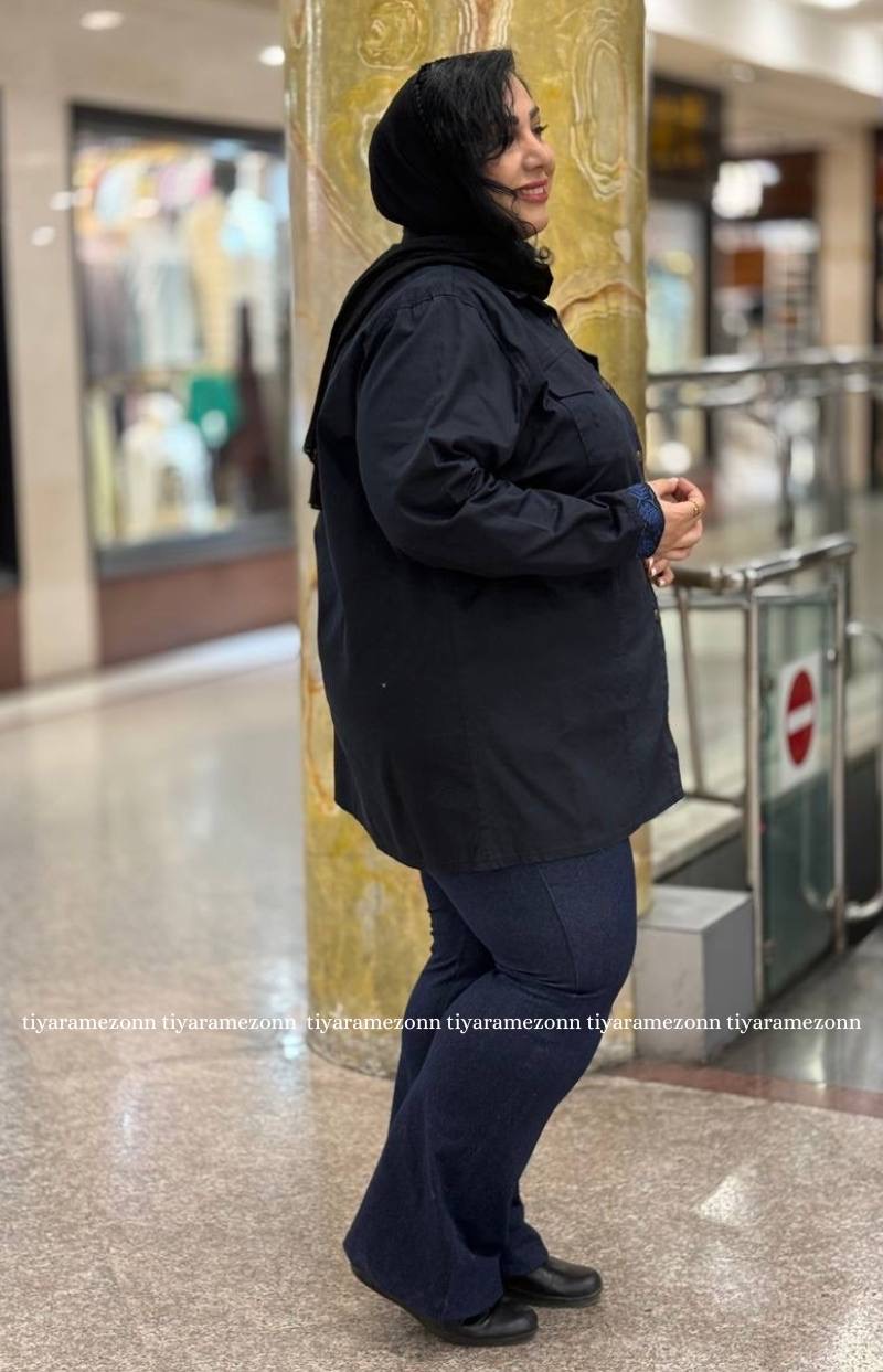 کت کتان سایزبزرگ مدل  گلدوزی کد 387