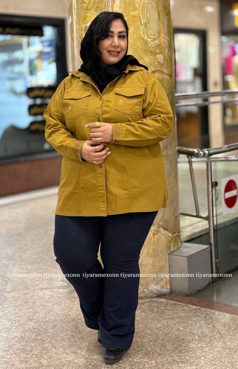 کت کتان سایزبزرگ مدل  گلدوزی کد 387