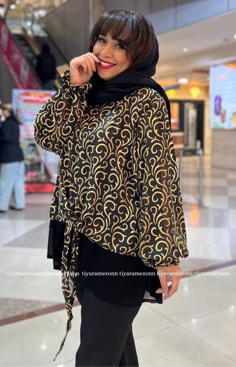 شومیز سایزبزرگ مدل برلیان 384