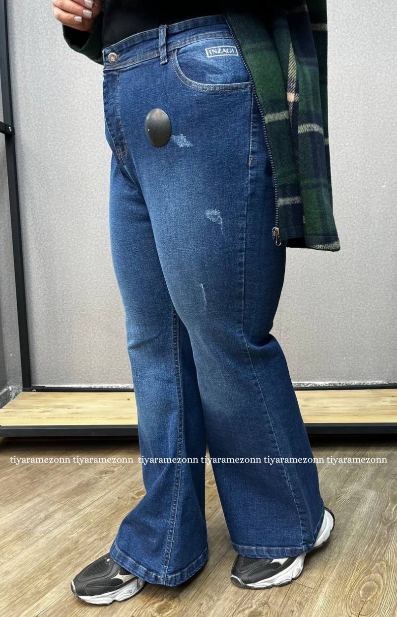 شلوار دمپا سایزبزرگ کشی گل بابونه کد144