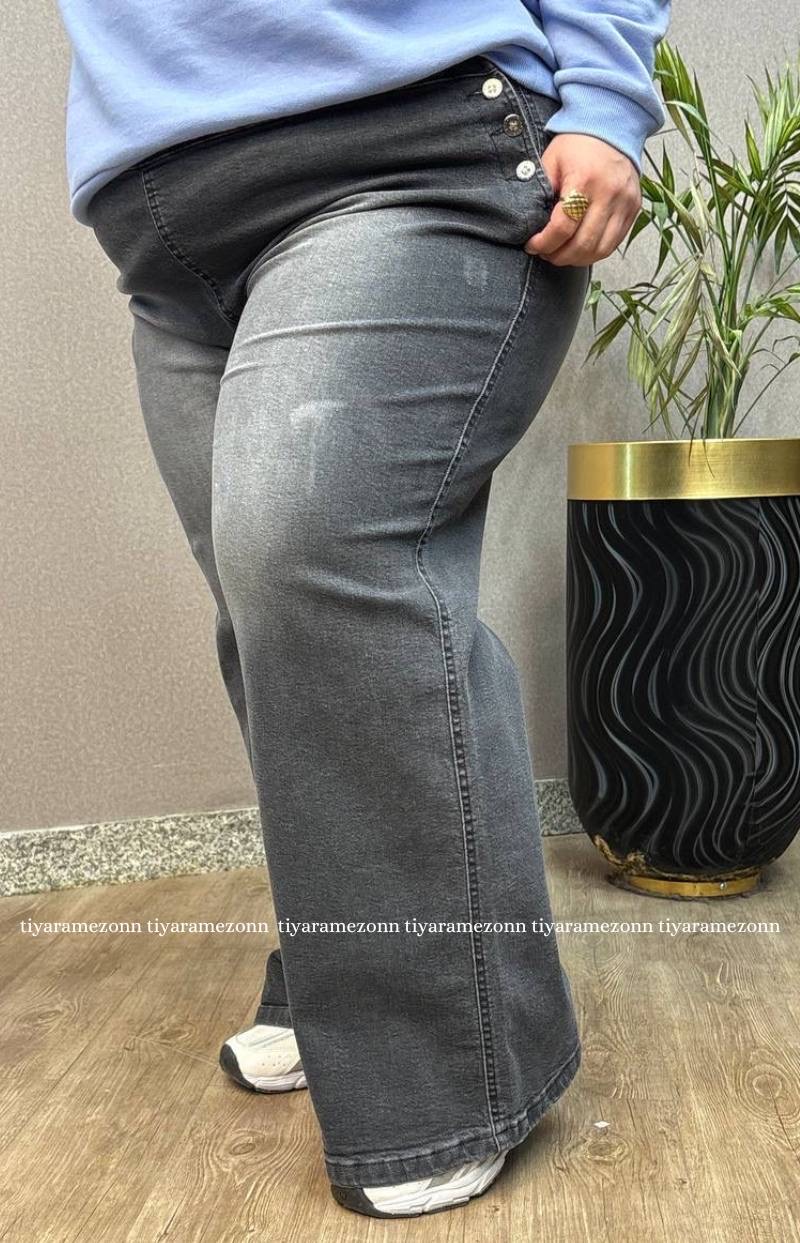 شلوار جین بوتکات سایزبزرگ کشی کد 390