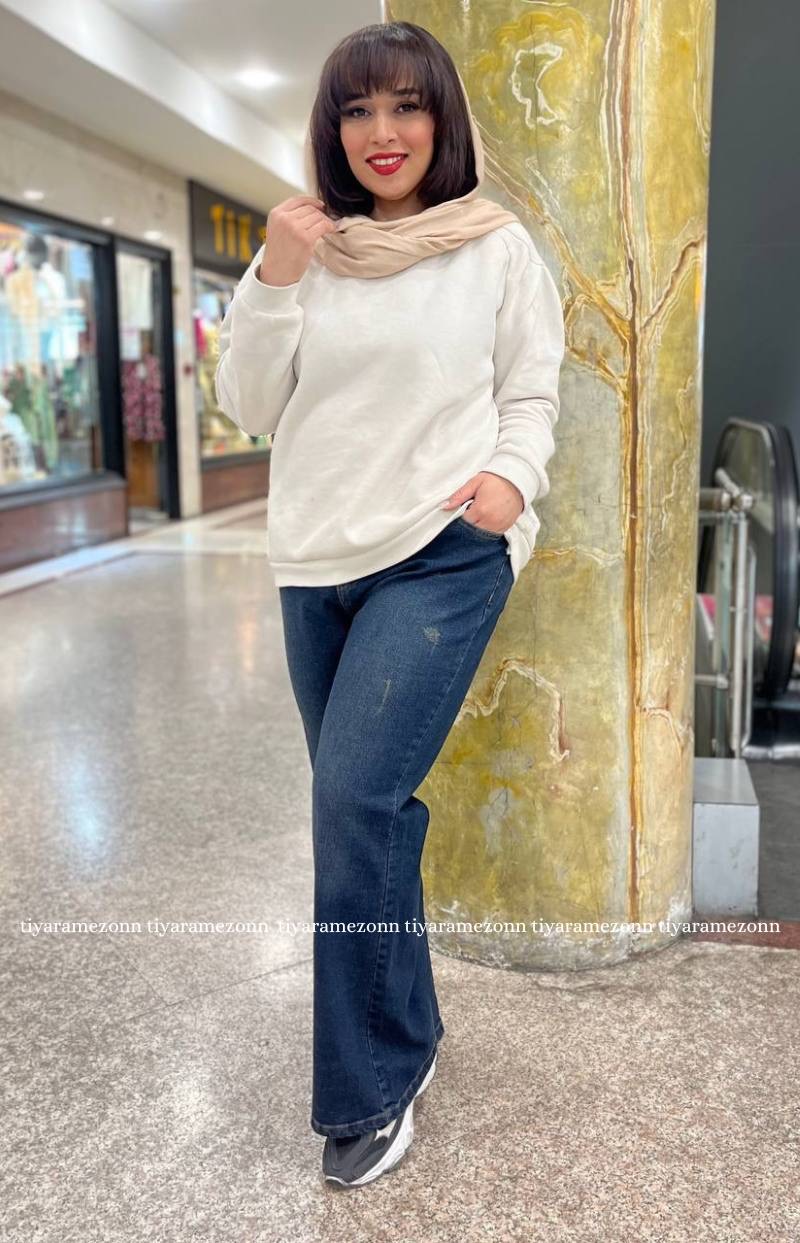 شلوار جین بوتکات سایزبزرگ کشی کد 390