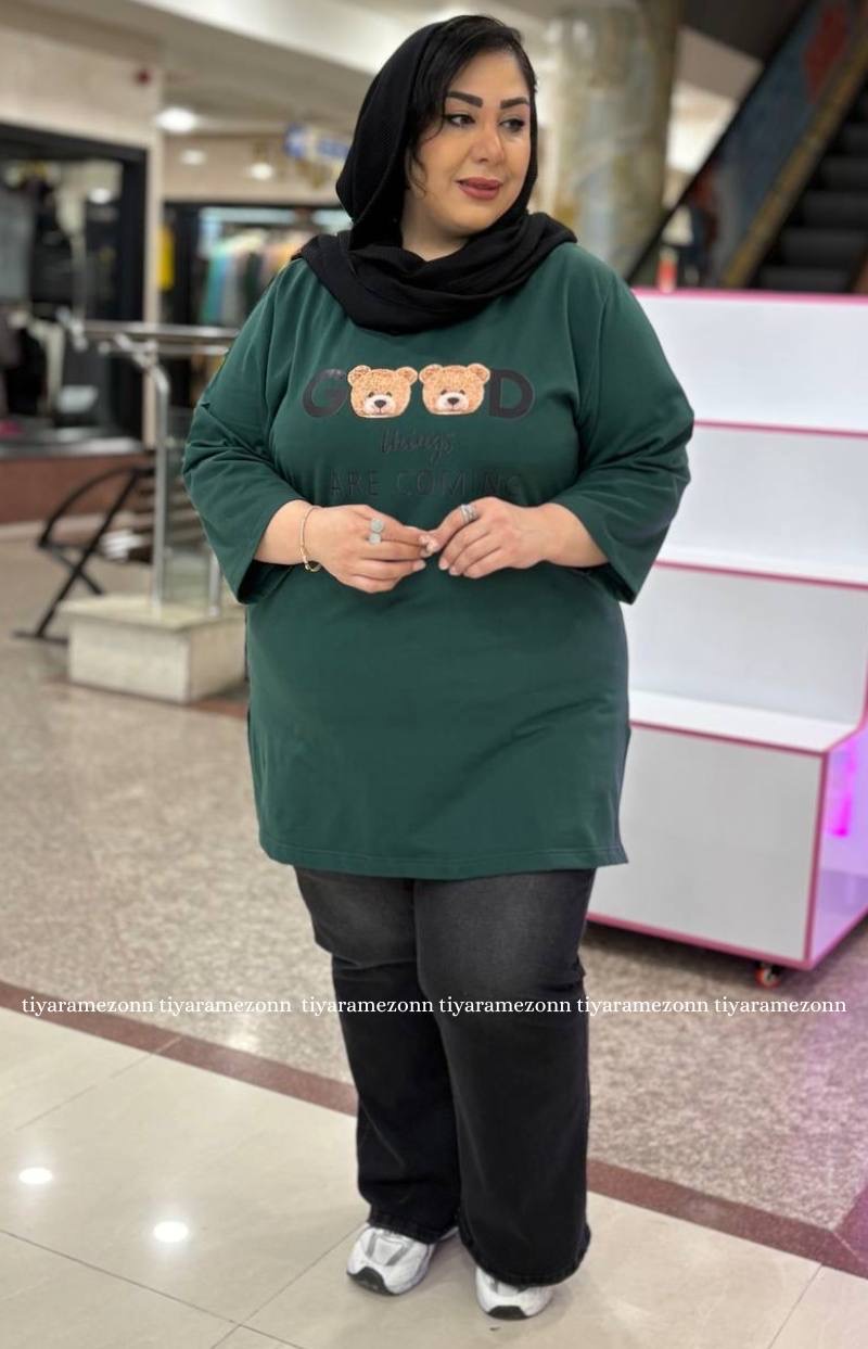 تیشرت سایزبزرگ مدل تدی 398