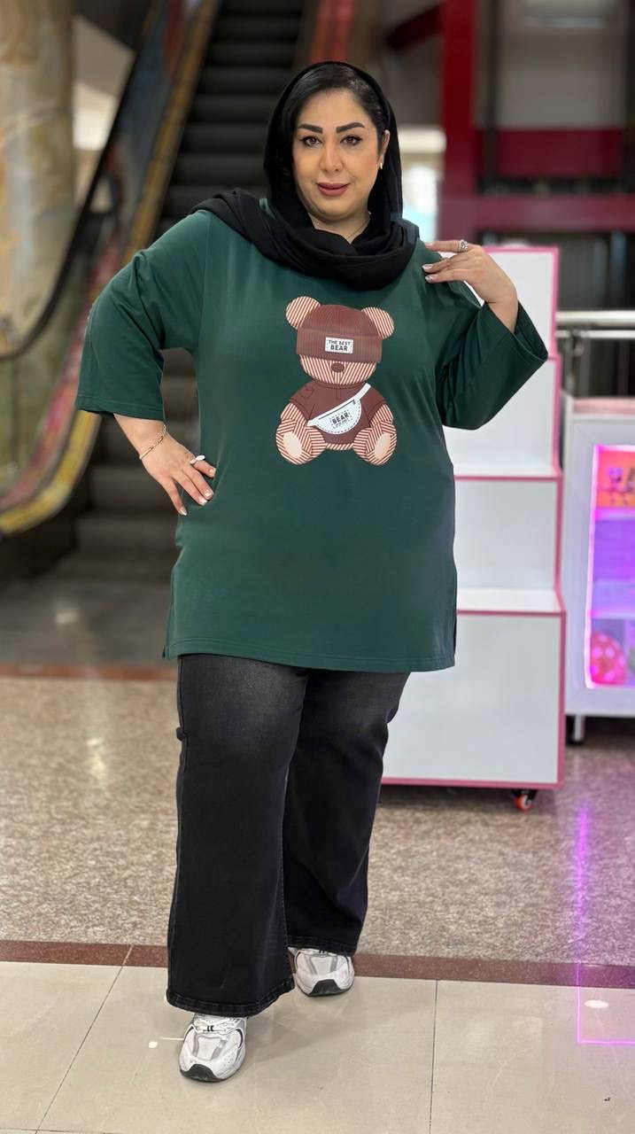 تیشرت سایزبزرگ مدل تدی 398