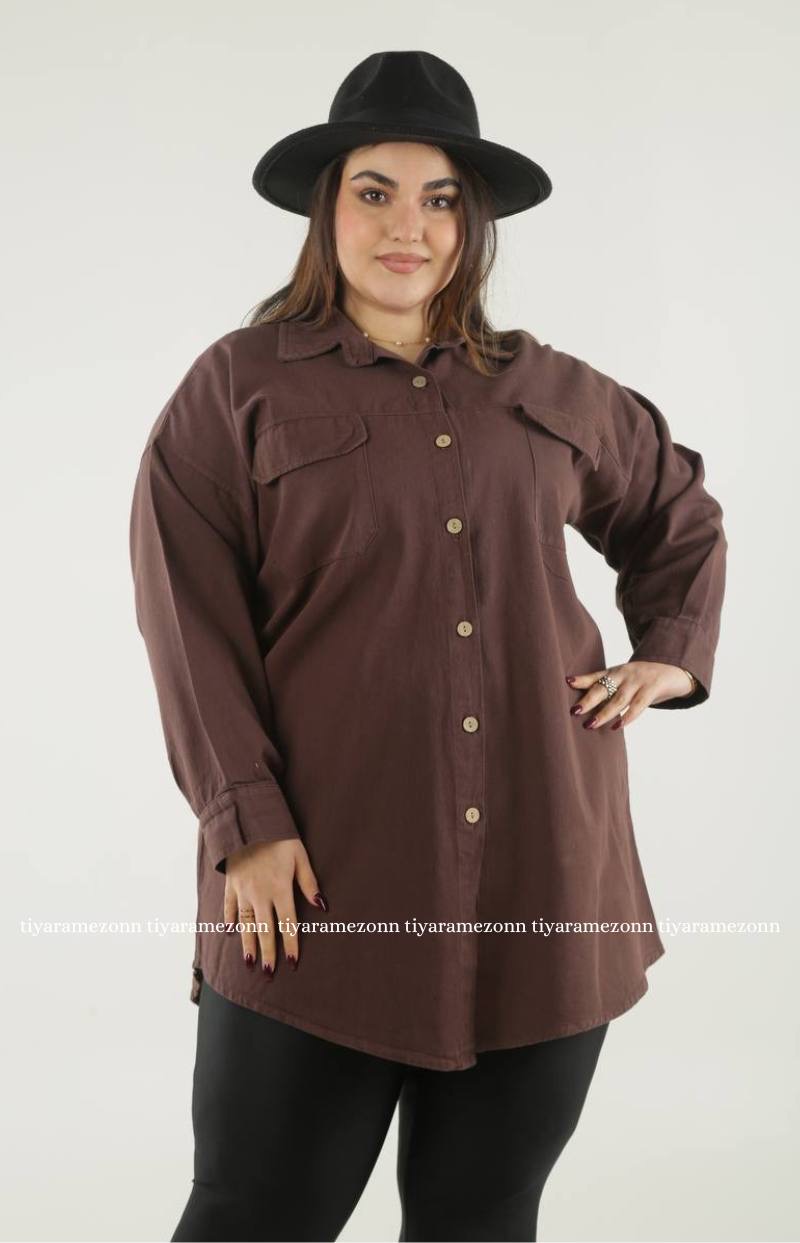 کت کتان سایزبزرگ مدل  گلدوزی کد 387