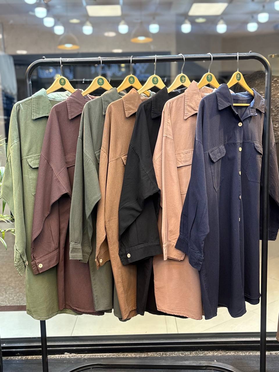 شومیز مانتویی سایزبزرگ  کتان مدل ولنتینو  کد 402