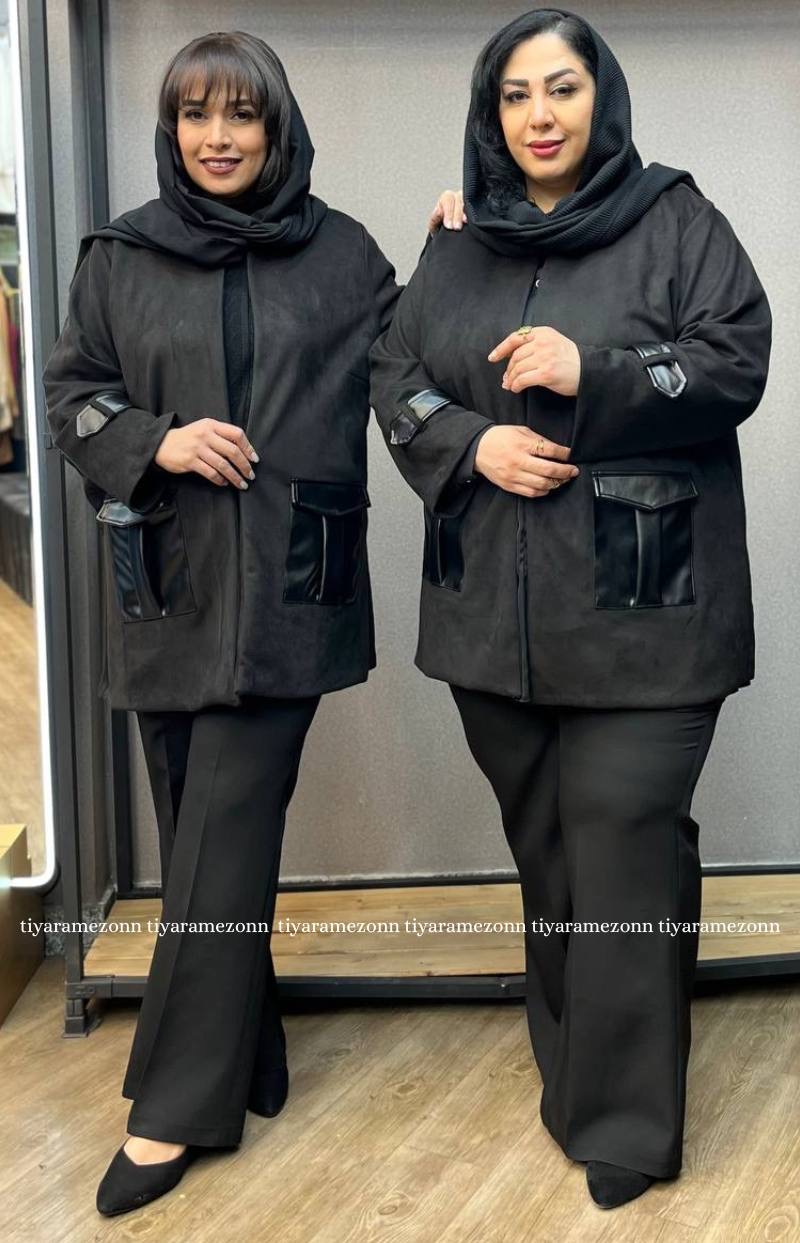 کت سایزبزرگ سوییت چرم کد 305