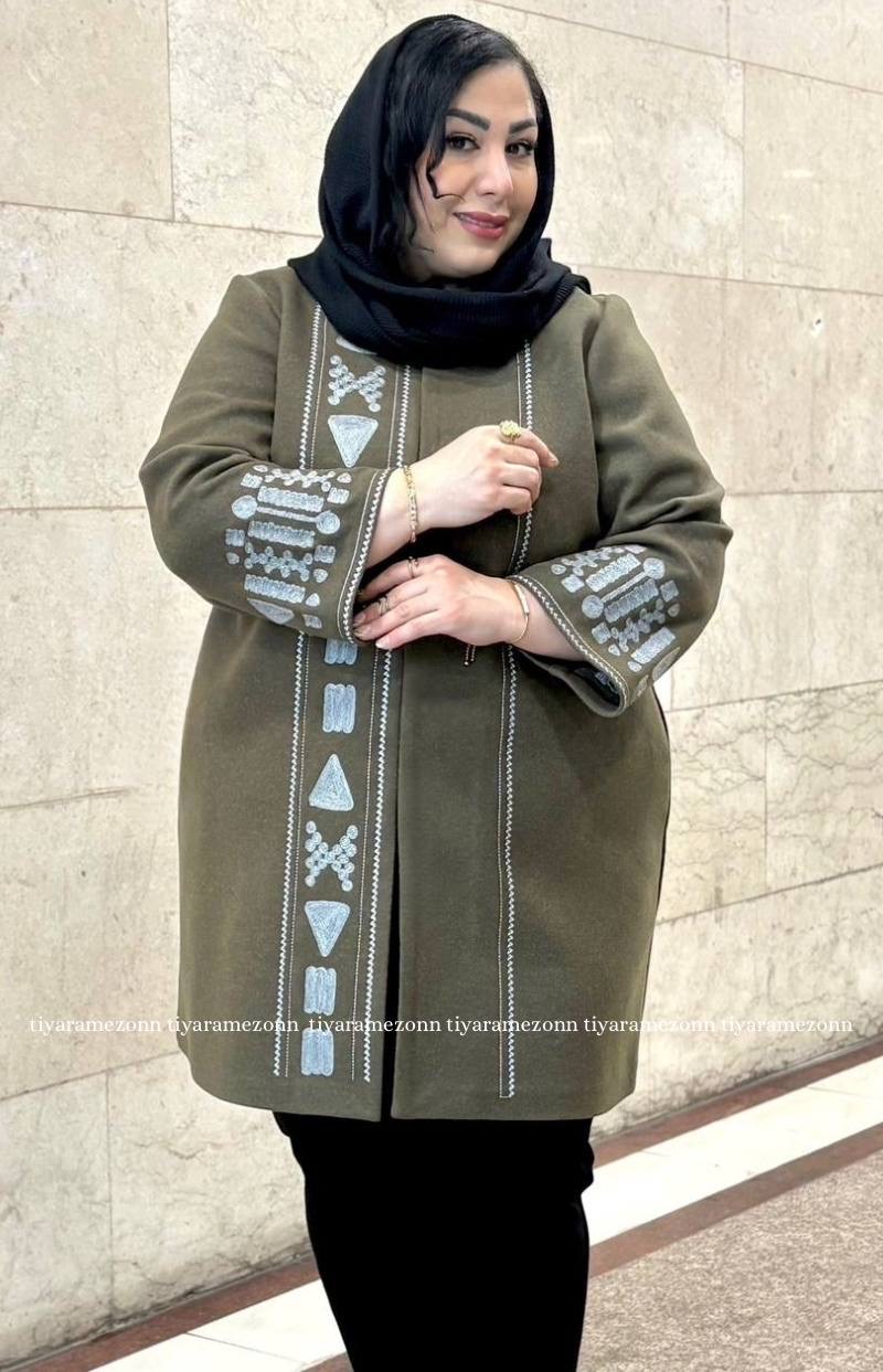 پالتو فوتر سایزبزرگ مدل شنل کد 407