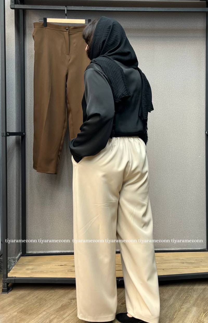 شلوار سایزبزرگ نیم بگ جین  تابستانی کد 244