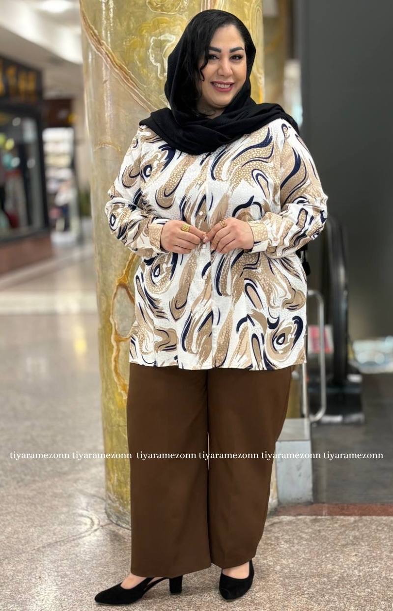 شلوار سایزبزرگ نیم بگ جین  تابستانی کد 244