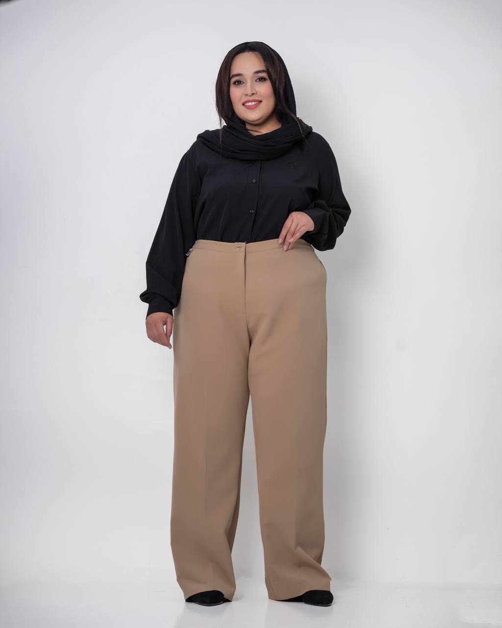 شومیزمانتویی سایزبزرگ مدل بیسیک کد 416