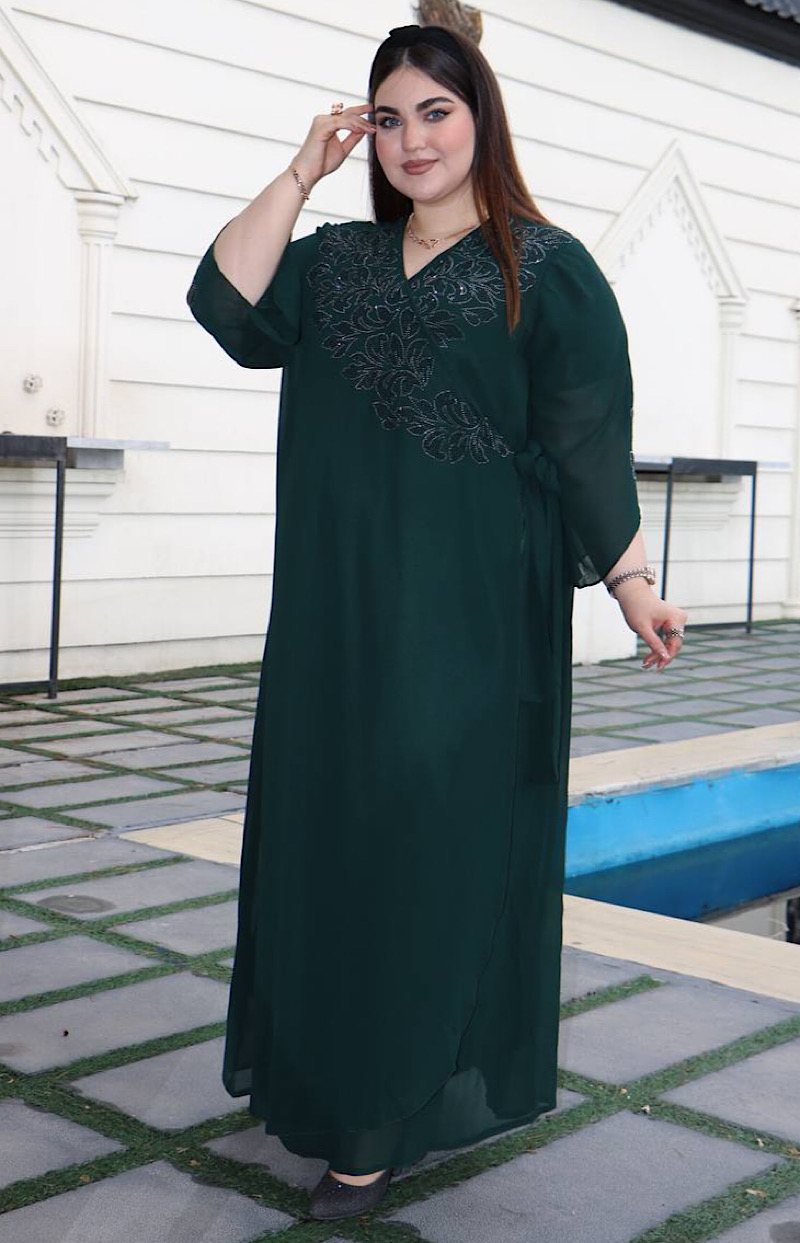 ماکسی سایزبزرگ مجلسی  مدل نگین کد 420