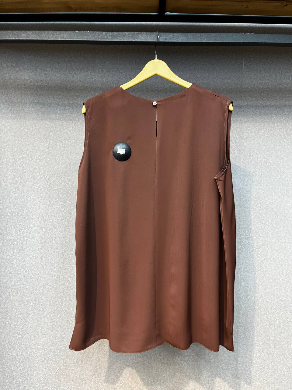 شومیز آستین حلقه ای سایزبزرگ  مدل یقه سگکک کد 414