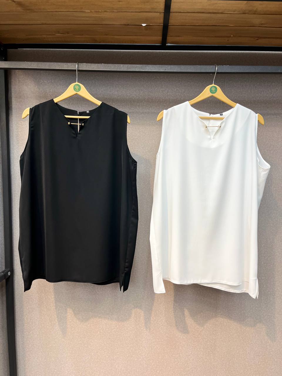 شومیز آستین حلقه ای سایزبزرگ  مدل یقه سگکک کد 414