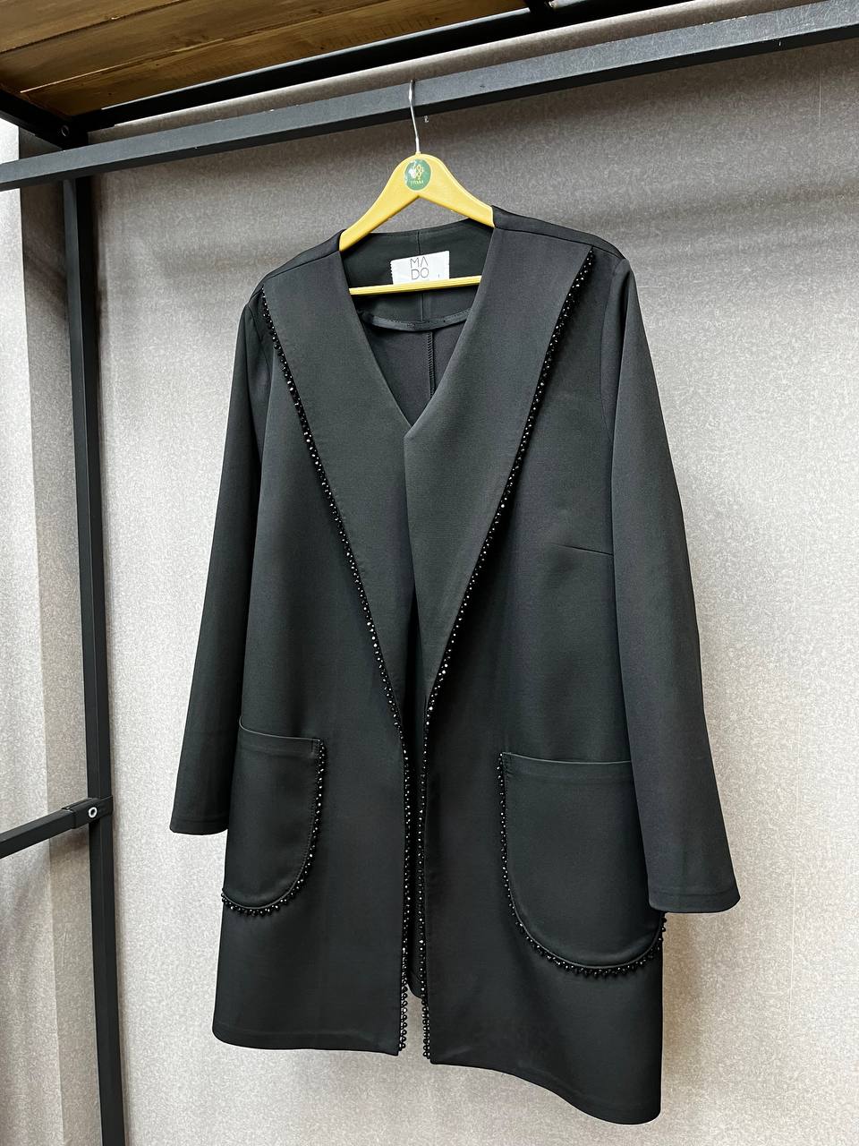 کت زنانه سایز بزرگ کریستال دوزی کد 269