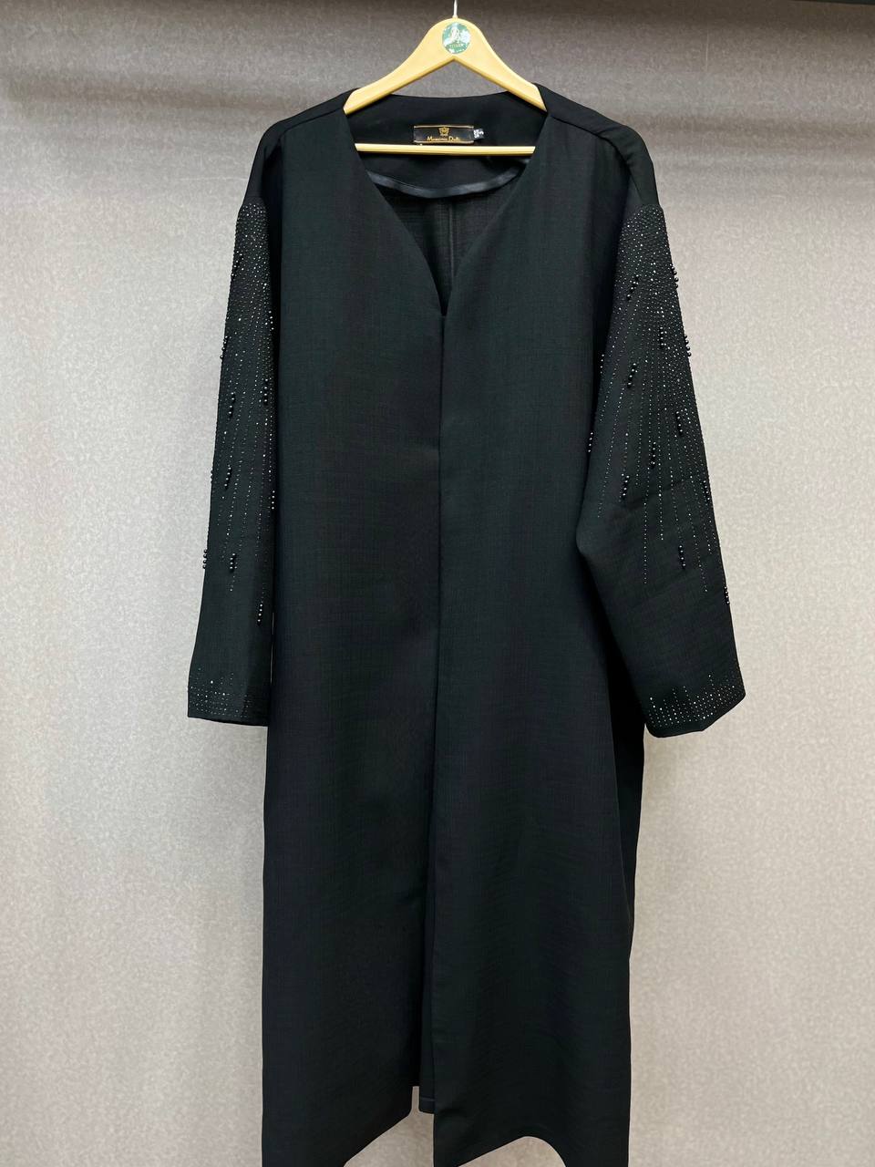 مانتومجلسی سایزبزرگ مدل سرشانه سنگ کد 419