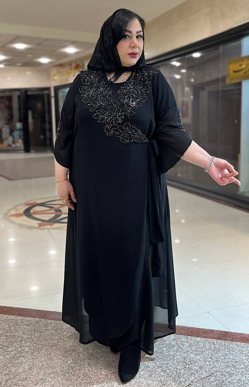 ماکسی سایزبزرگ مجلسی  مدل نگین کد 420