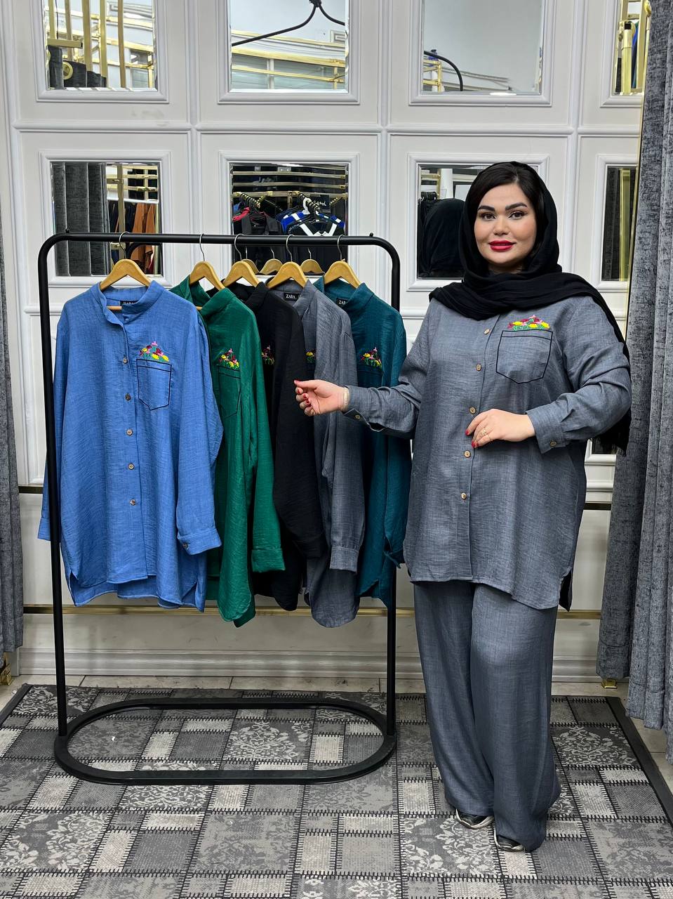 ست راحتی زنانه سایز بزرگ