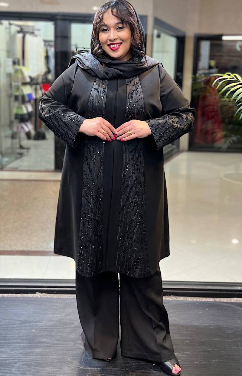 مانتو مجلسی سایز بزرگ ترند.