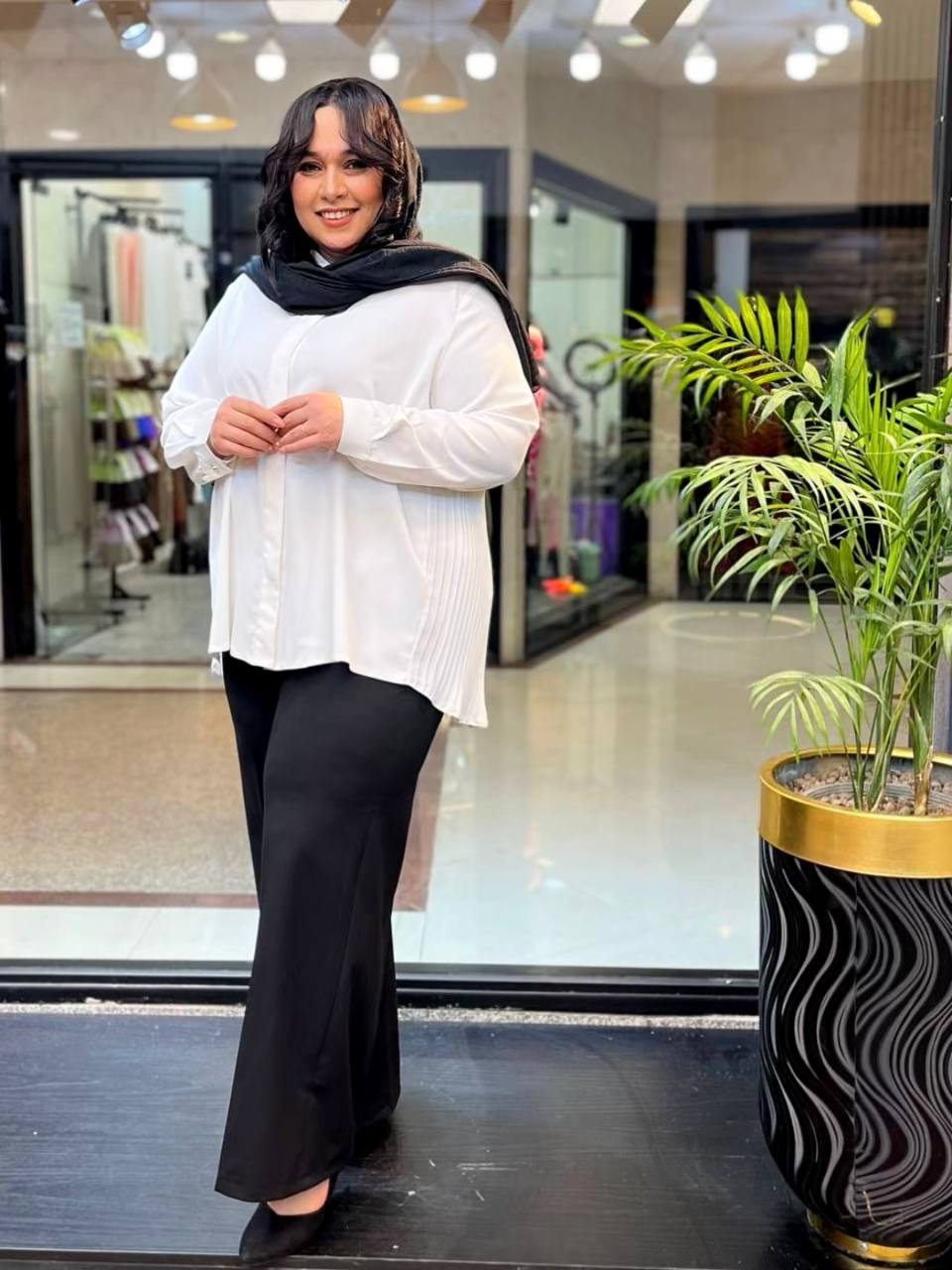 شلوار سایز بزرگ زنانه