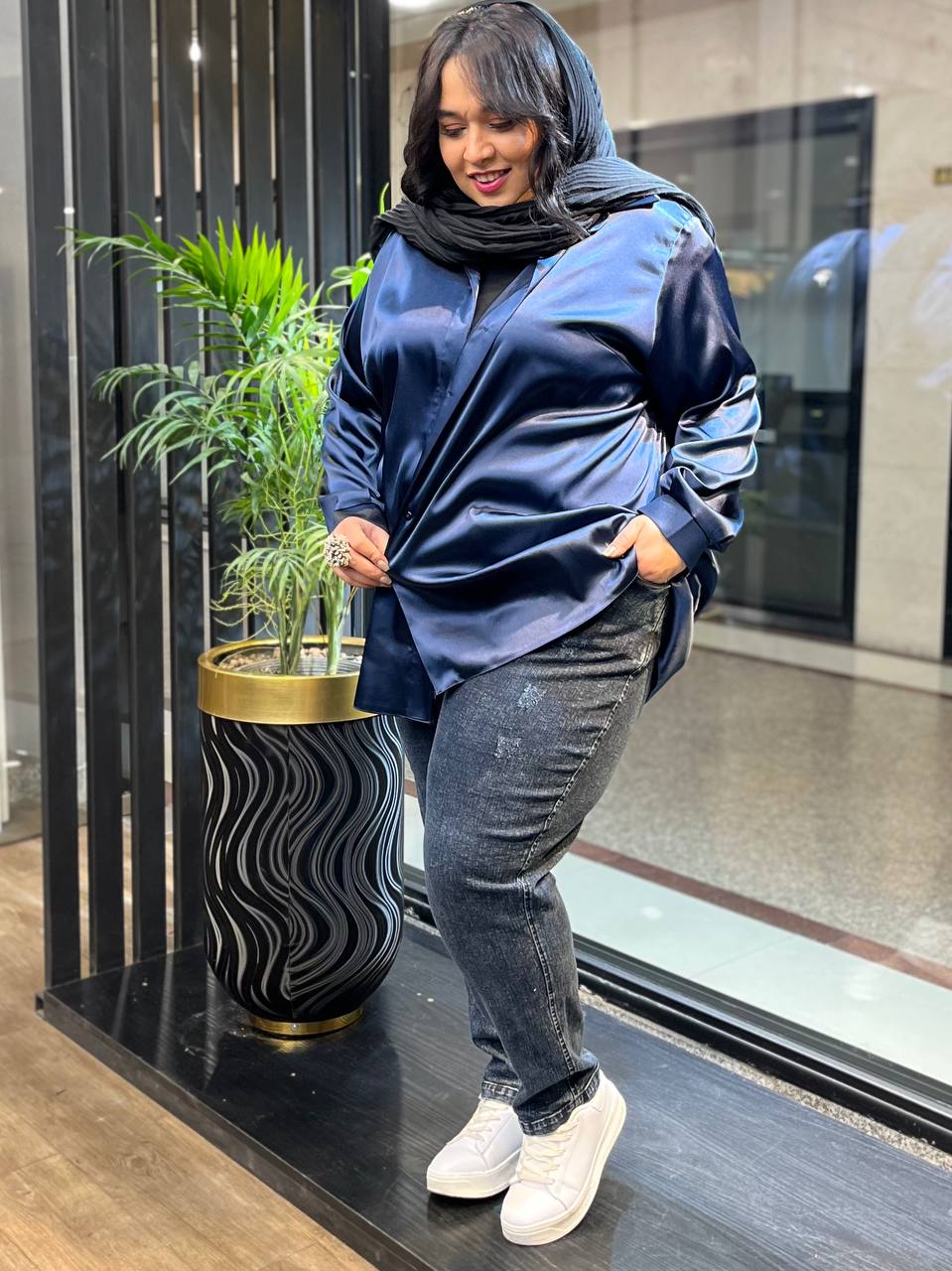 شلوار جین سایز بزرگ