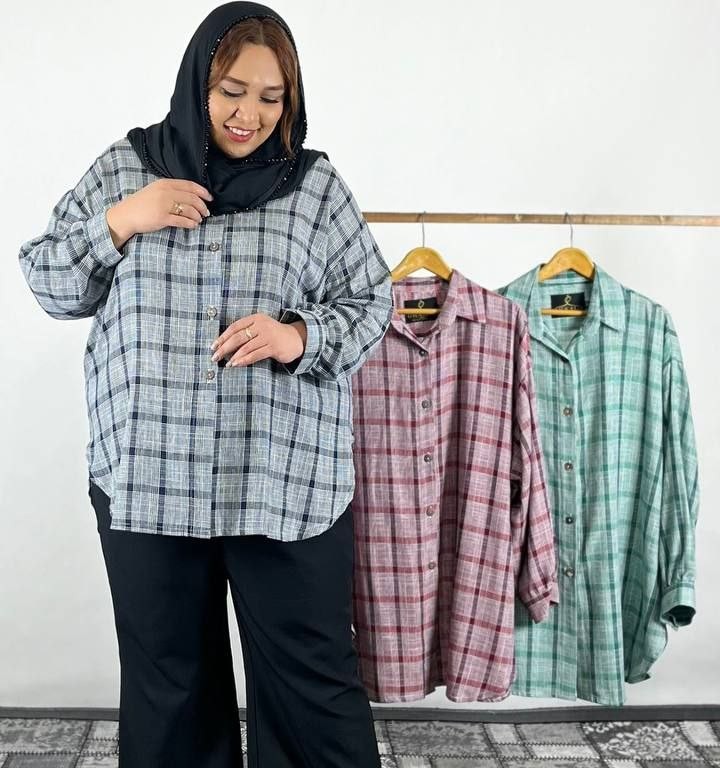 خصوصیات شومیز سایز بزرگ نخی