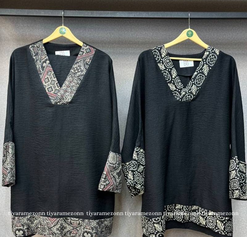 شومیز شلوار بیرونی ترکیبی شیک و کاربردی برای استایل روزمره