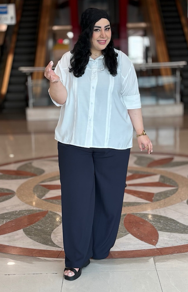 شلوار بگ سایز بزرگ مدل مورگان  مدل جدید  کد 594