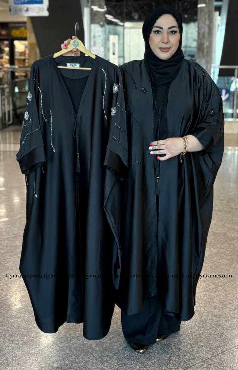 عبا سایز بزرگ مدل گل رازقی کد 588
