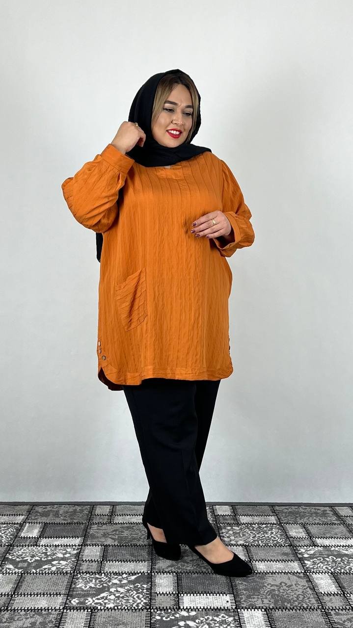 شومیز پلوتی زنانه کد 008